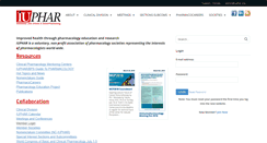 Desktop Screenshot of iuphar.org